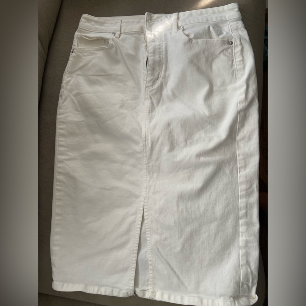 Loft midi pencil skirt